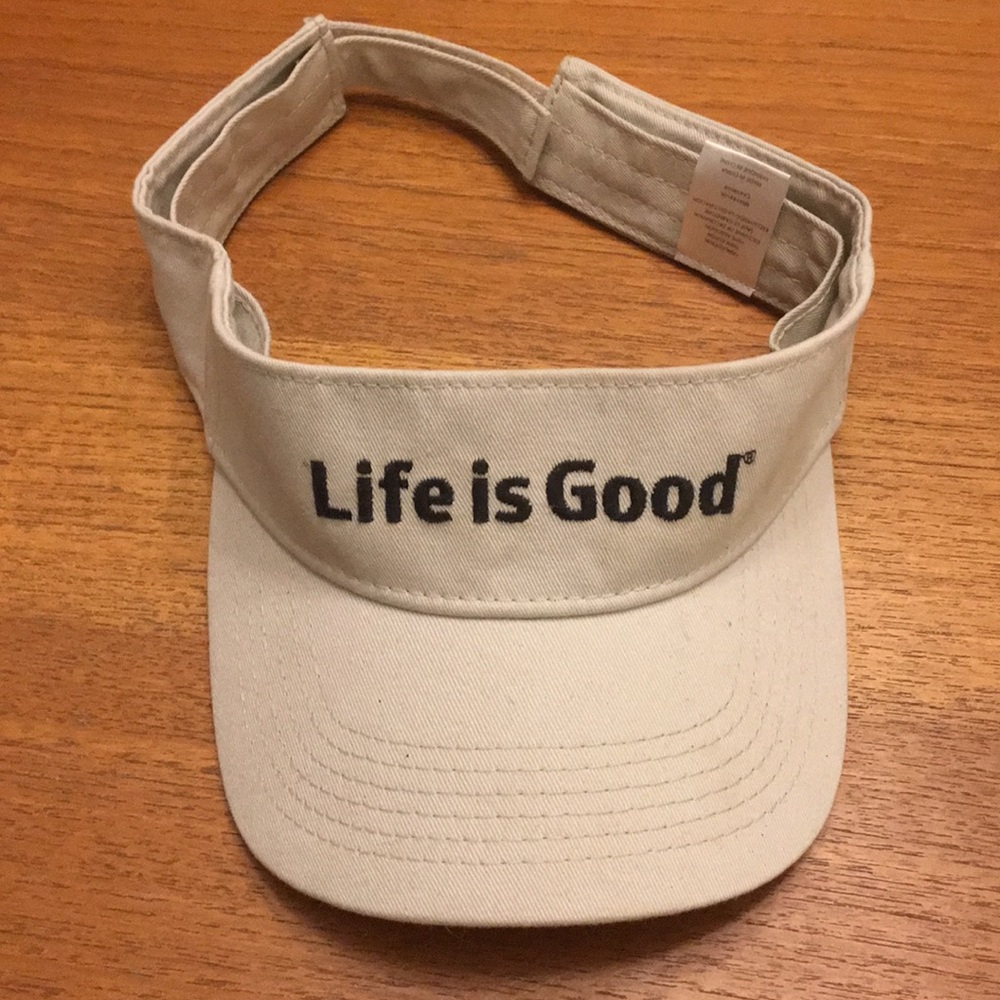 Life Is Good Visor 🧢 Hat - light gray
